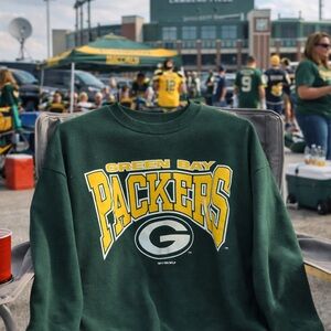 🏈 Vintage 1995 Green Bay Packers Crewneck Sweatshirt (Jerzees Made in USA)